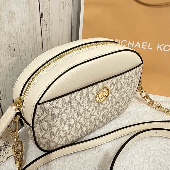 NWT! MICHAEL KORS Jet Set Glam Front Pocket Crossbody Bag - Picture 2 of 5